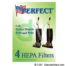 Perfect Certified HEPA Media Filter (Bags) for Upright Vacuums - 4 Pack Part # 15-1801